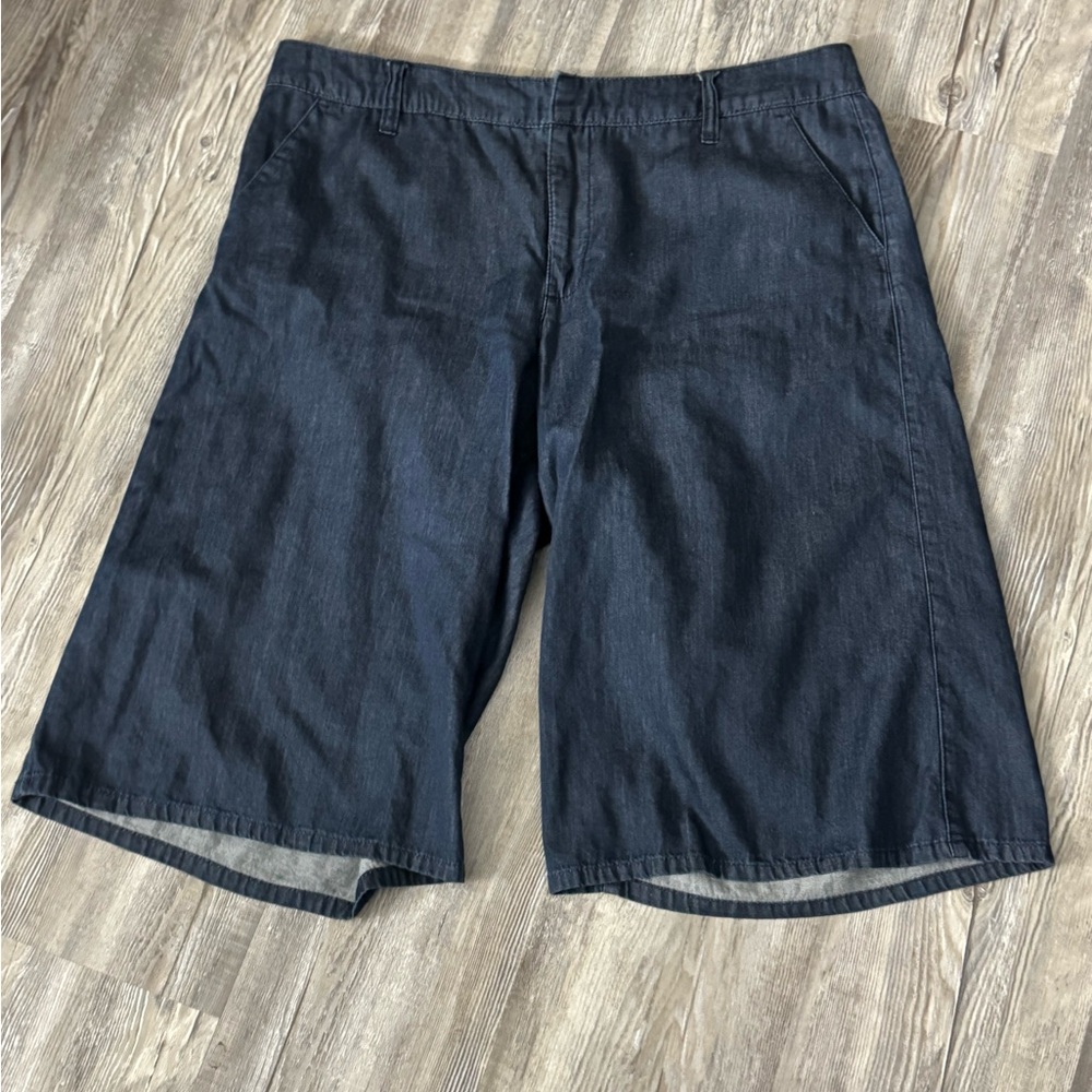 Nine West Blue Bermuda Shorts Classic Style